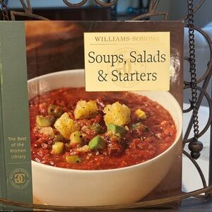 Williams Sonoma Soups, Salads & Starters Cookbook - Green and Gold